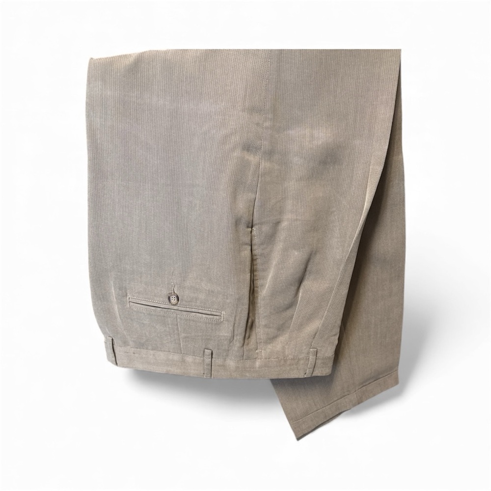 Claiborne Cream and Black Trousers